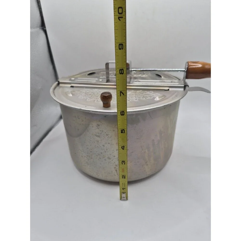 Whirley Pop Wabash Valley Farms 6 Qt Stovetop Popcorn Popper - retro